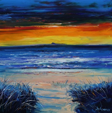 Sunset Iona and the Dutchman's Cap 24x24